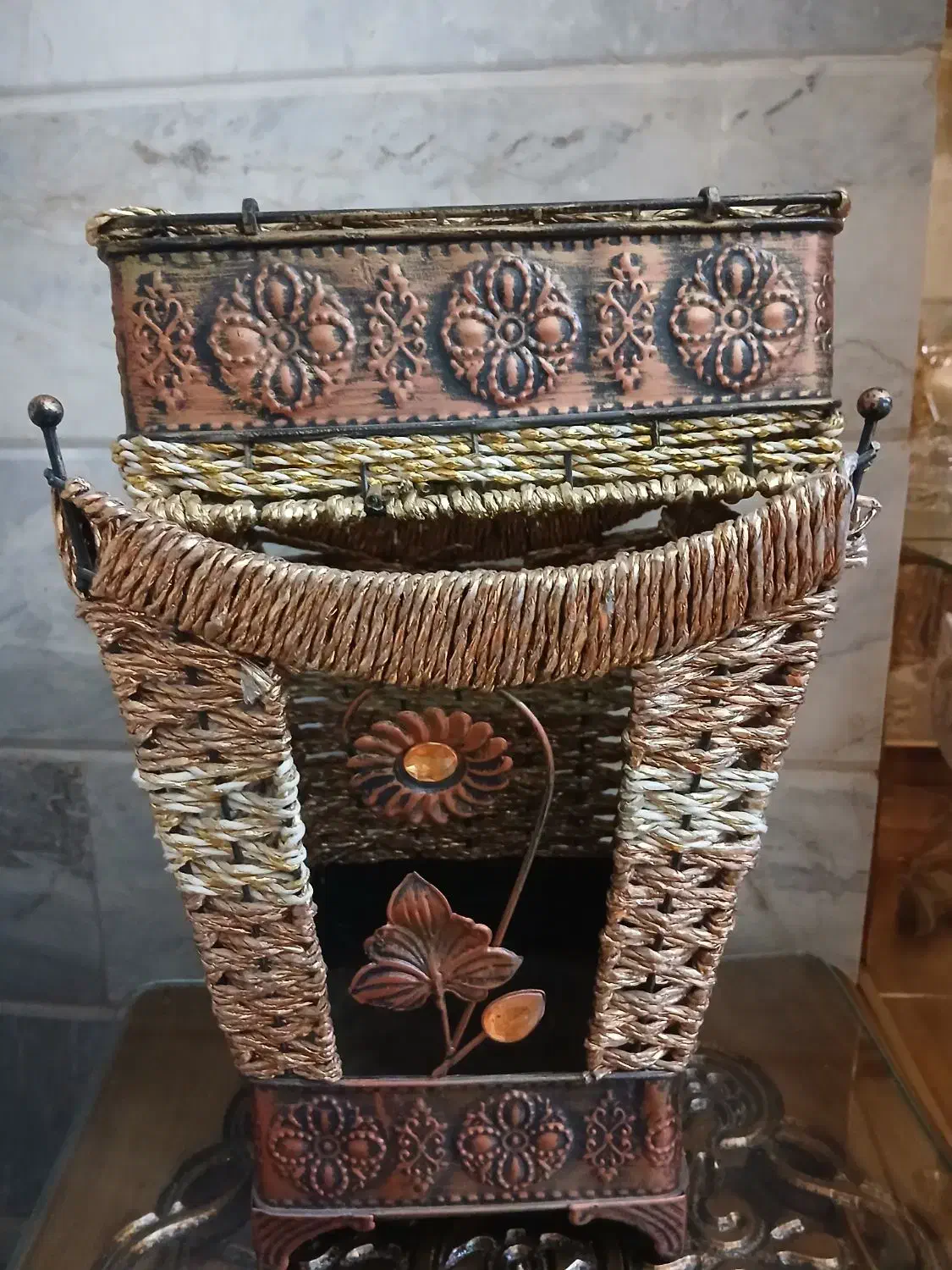 سطل دستمال کاغذی|صنایع دستی و سایر لوازم تزئینی|قم, نوبهار|دیوار