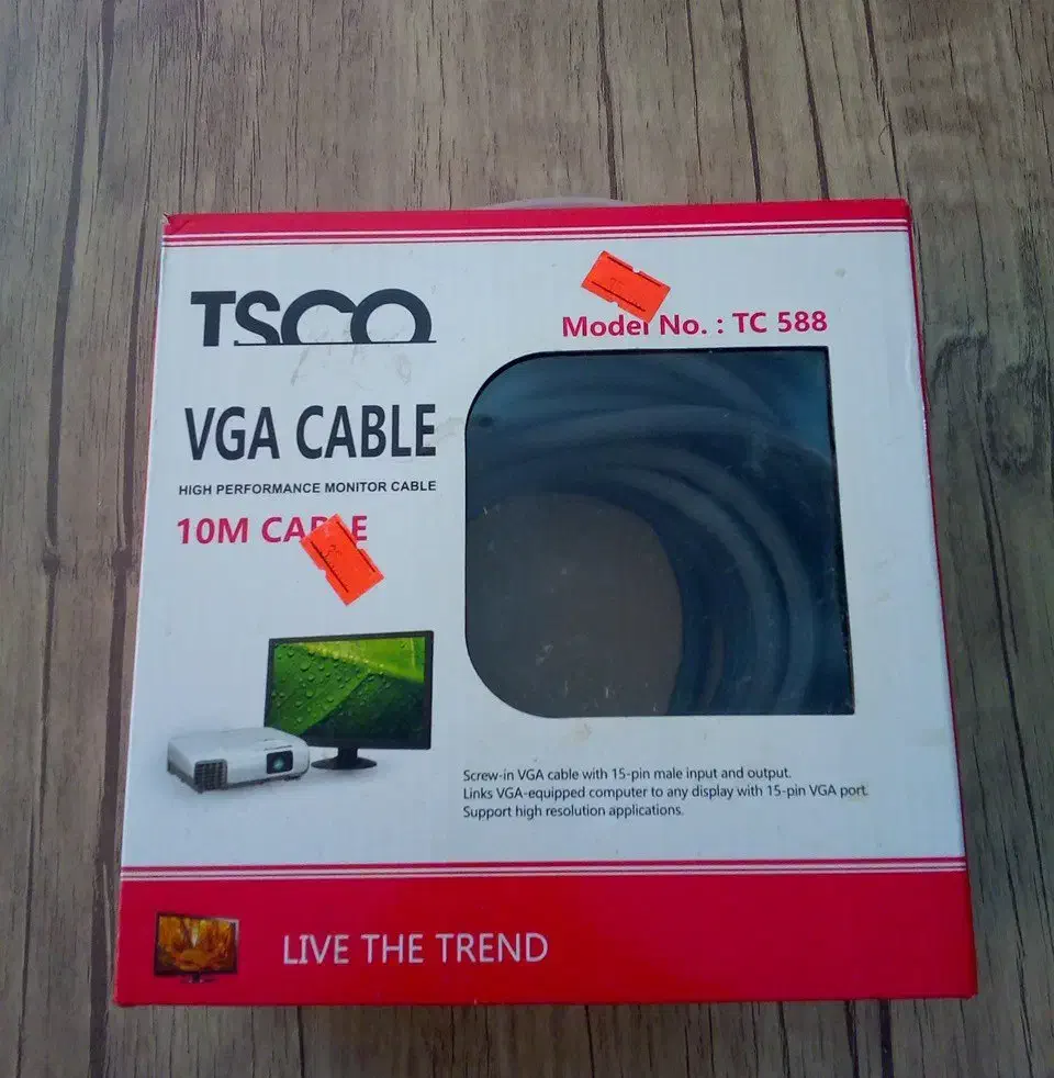 کابل VGA TSCO|قطعات و لوازم جانبی رایانه|فولادشهر, مسکن مهر فولادشهر|دیوار