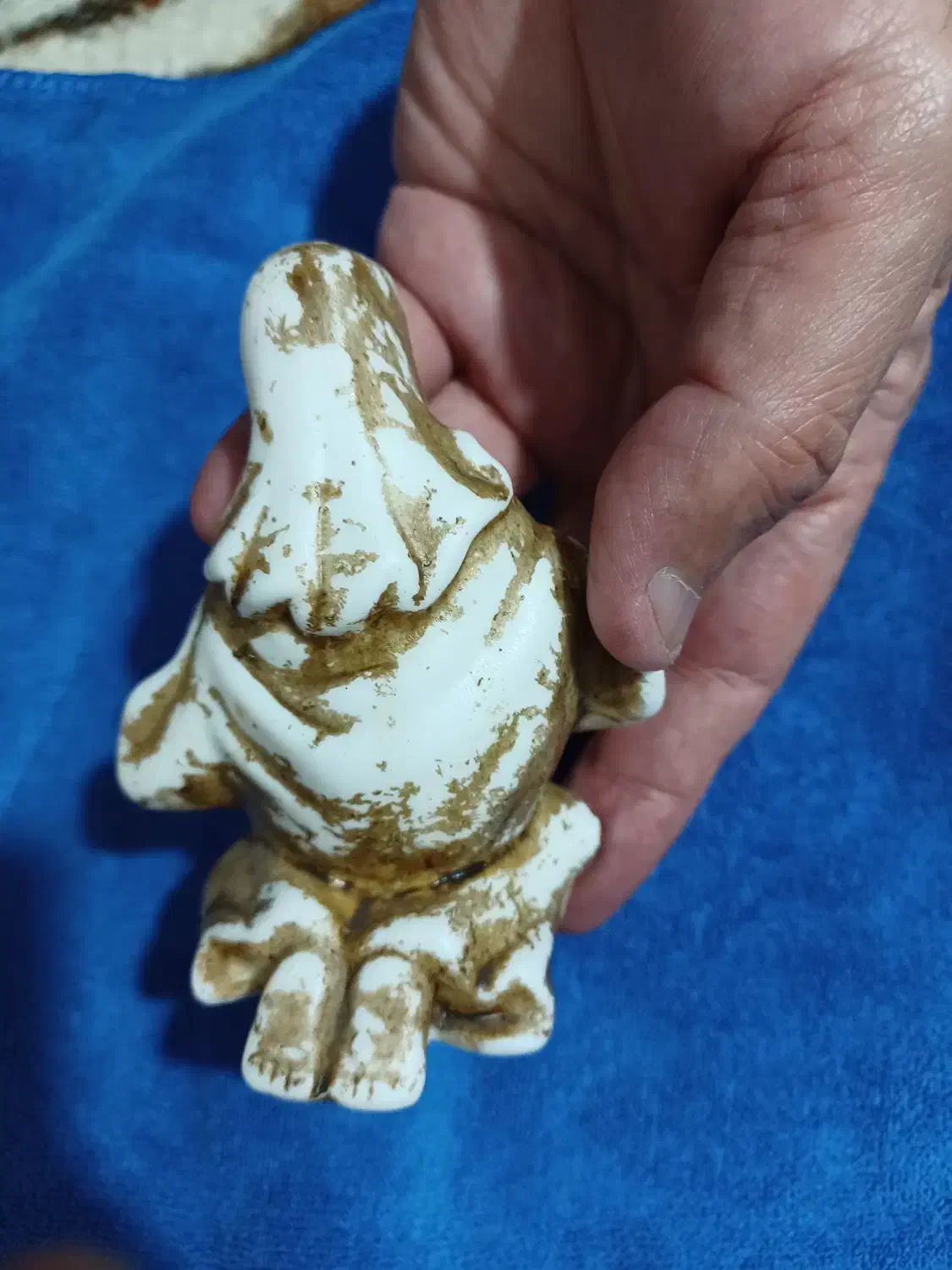 مجسمه قدیمی حضرت مریم(ع)از جنس سرامیک قدیمی|کلکسیون اشیاء عتیقه|ارومیه, |دیوار