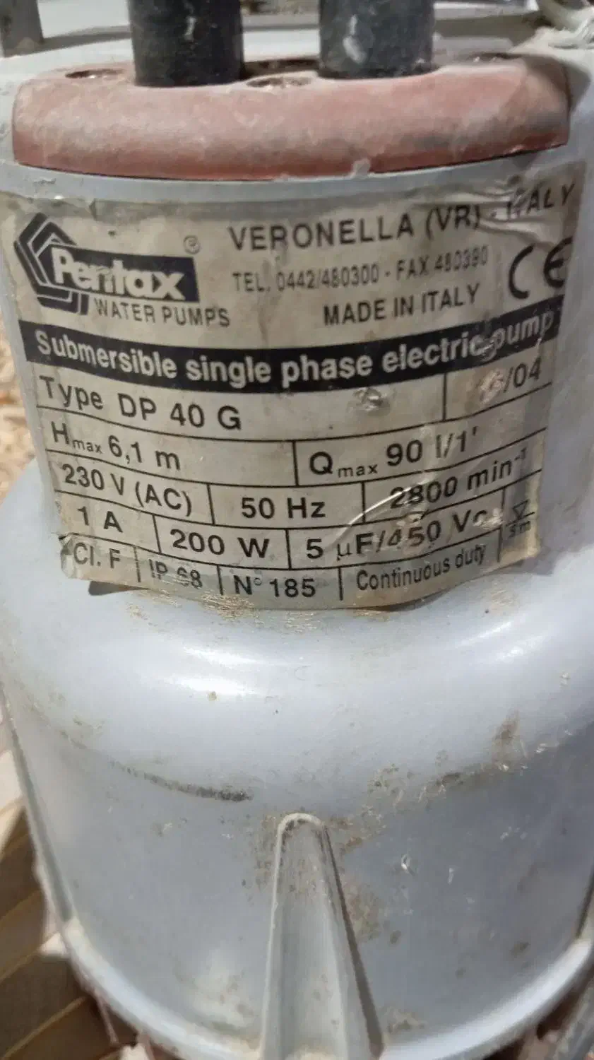 پمپ کف کش یک اینچ ایتالیایی اصل|مصالح و تجهیزات ساختمان|اهواز, کوی سعدی|دیوار