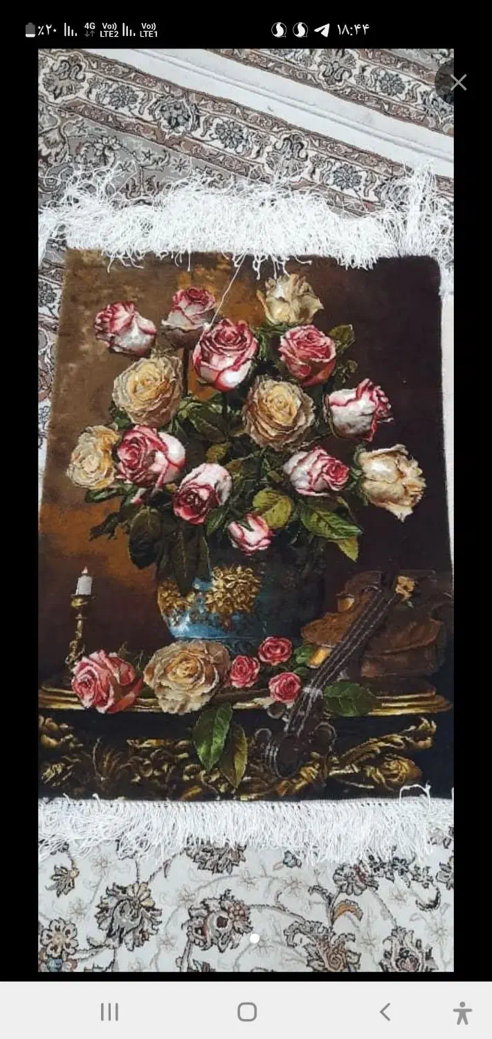 تابلو فرش دستبافت|تابلو فرش|کرمانشاه, |دیوار