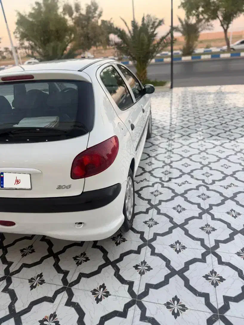 ۲۰۶ تیپ ۵ مدل ۹۷ بدون رنگ و بدون نقطه|خودرو سواری و وانت|شوشتر, |دیوار