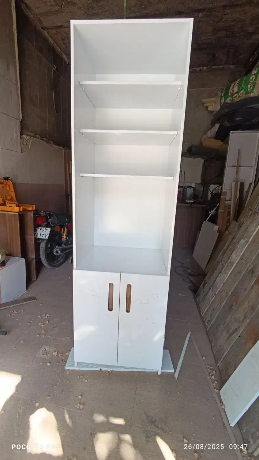 کتابخانه|کتابخانه، شلف، قفسه‌های دیواری|سنندج, |دیوار