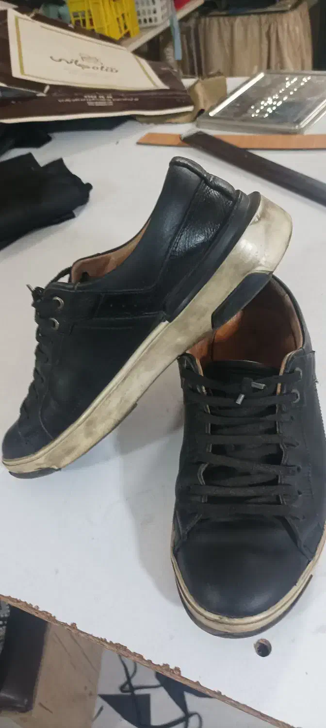 کتونی ونس تمام چرم سایز40|کیف، کفش، کمربند|تهران, زهتابی|دیوار