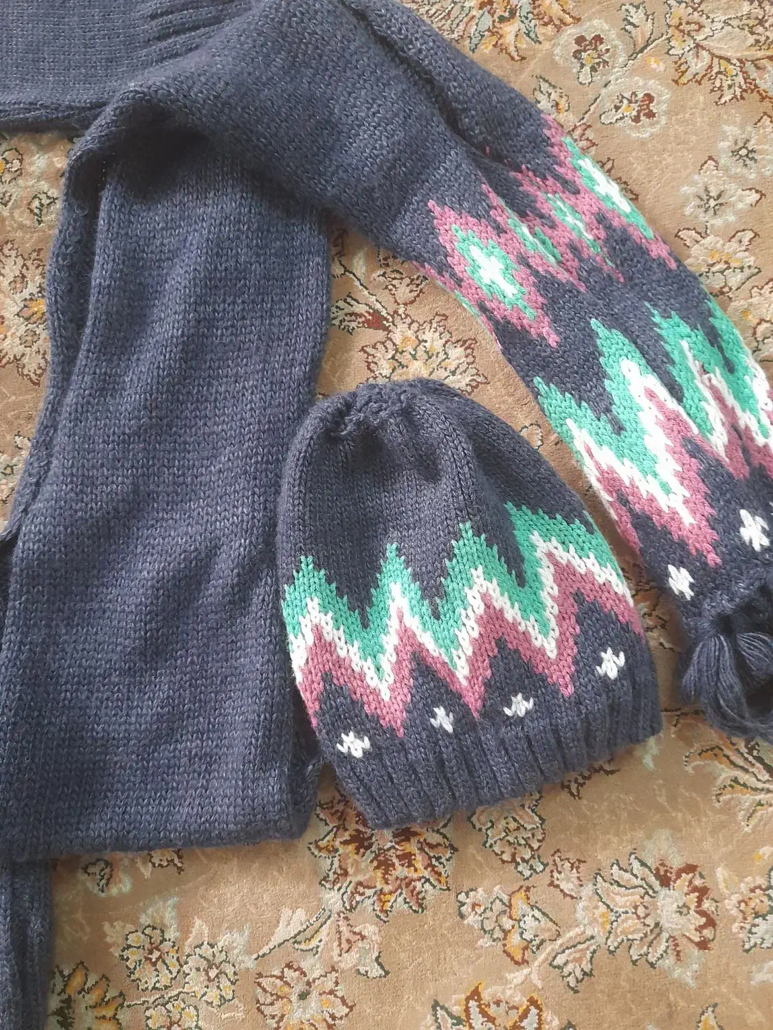 تونیک بافت با شال کلاه با طرح جدید|لباس|اردبیل, |دیوار