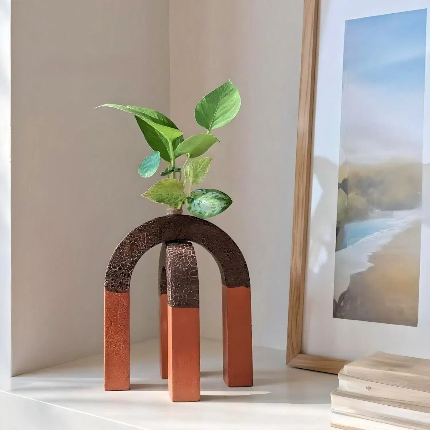 گلجا، گلدان و اکسسوری‌ بتنی بهترین هدیه روز مادر|گل و گیاه طبیعی|بیرجند, |دیوار