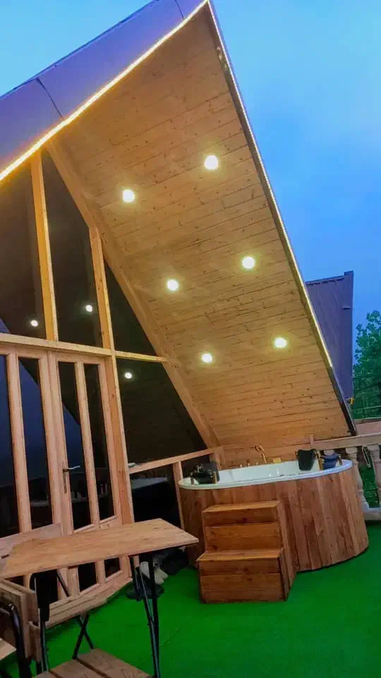 اجاره کلبه جکوزی دار در منطقه لفور|اجارهٔ کوتاه‌مدت ویلا و باغ|آلاشت, |دیوار