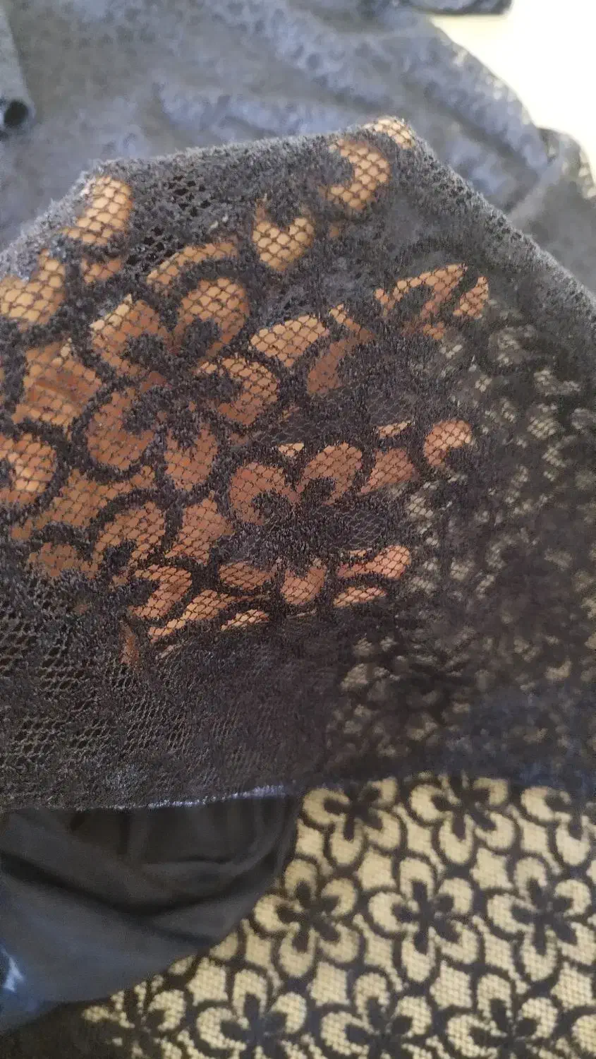 لباس مجلسی زنانه گیپور رنگ سورمه ای|لباس|فولادشهر, C7|دیوار