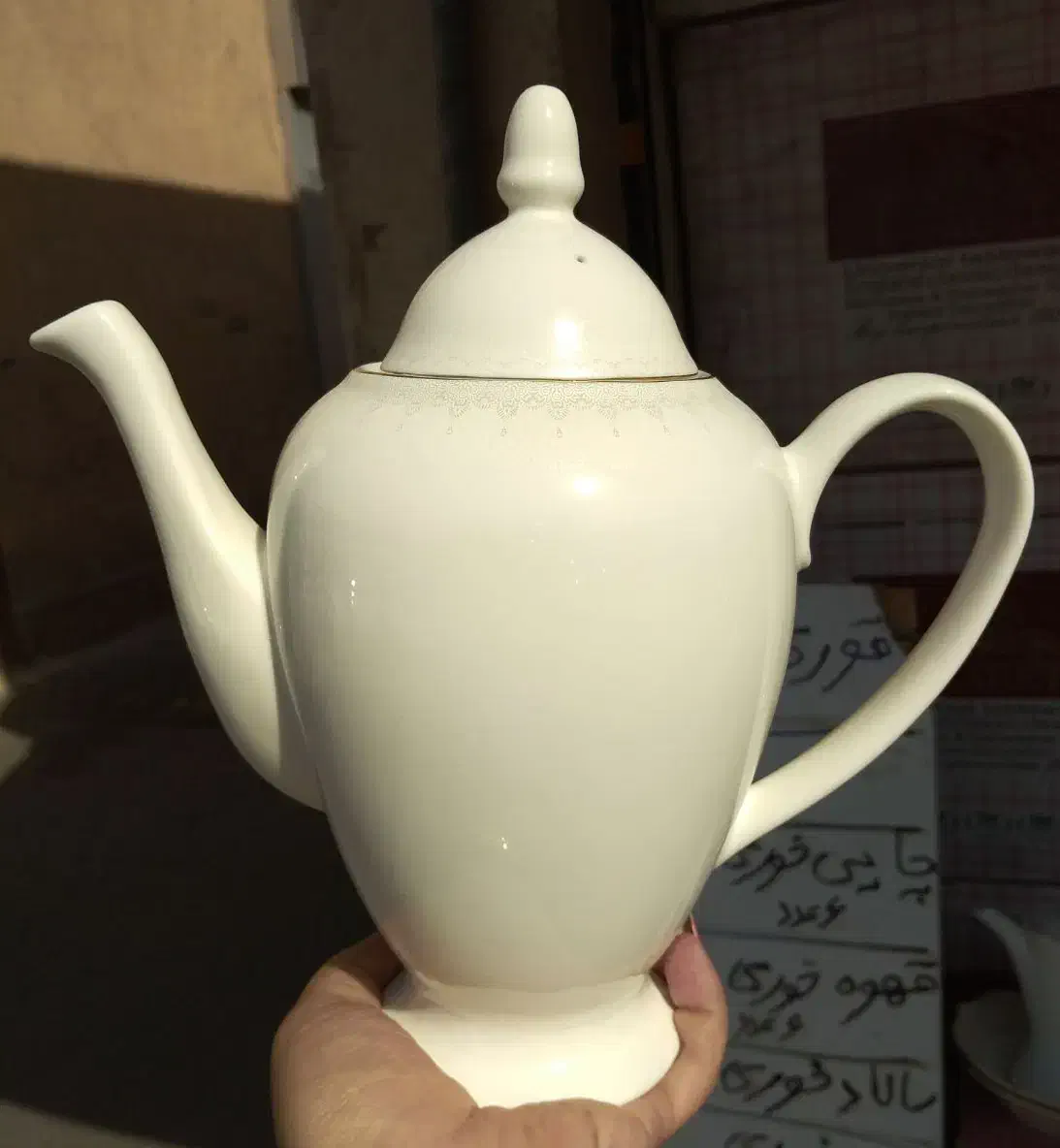 قوری چینی قوری پذیرایی|قوری، کتری، قهوه‌ساز دستی|کرمانشاه, |دیوار