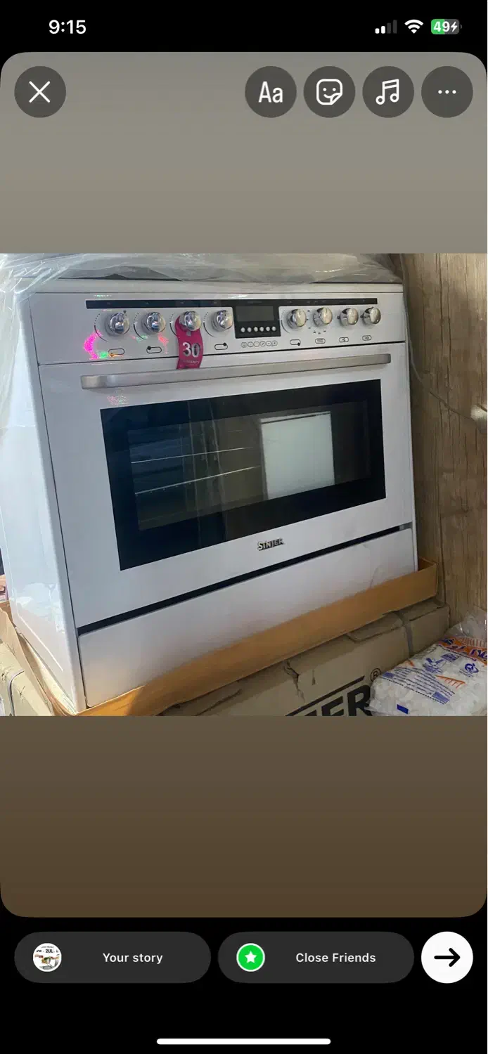 اجاق فر گاز سینجر تمام فول مدل سان|اجاق گاز و لوازم برقی پختوپز|میاندوآب, |دیوار