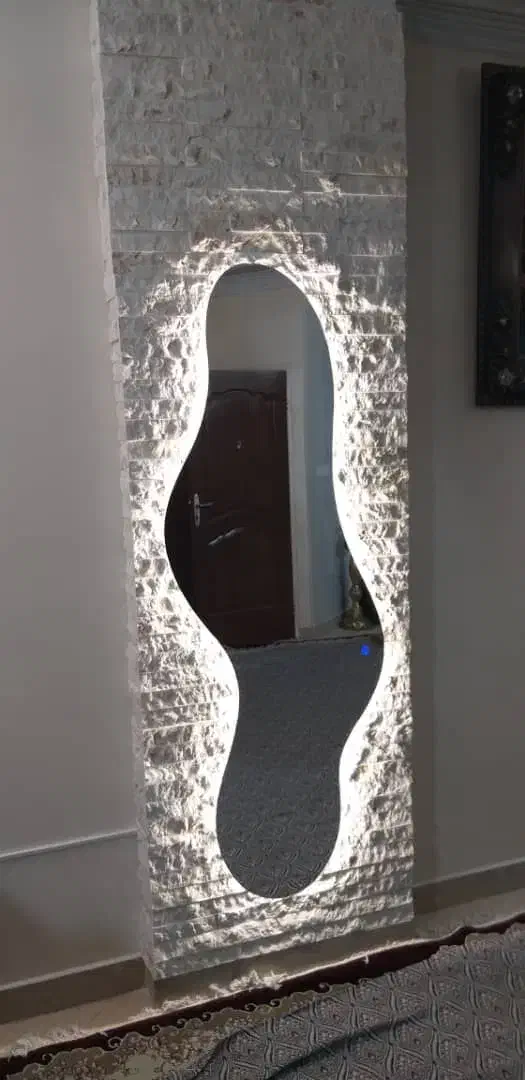 اینه دفرمه بک لایت تاج دار 60 در 180|آینه|هشتگرد, فاز ۱ مهستان|دیوار