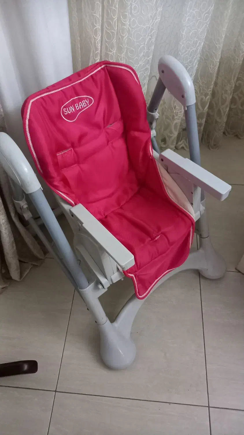 صندلی غذا کودک سان بیبی در حدنو|تخت و صندلی بچه|رشت, منظریه|دیوار