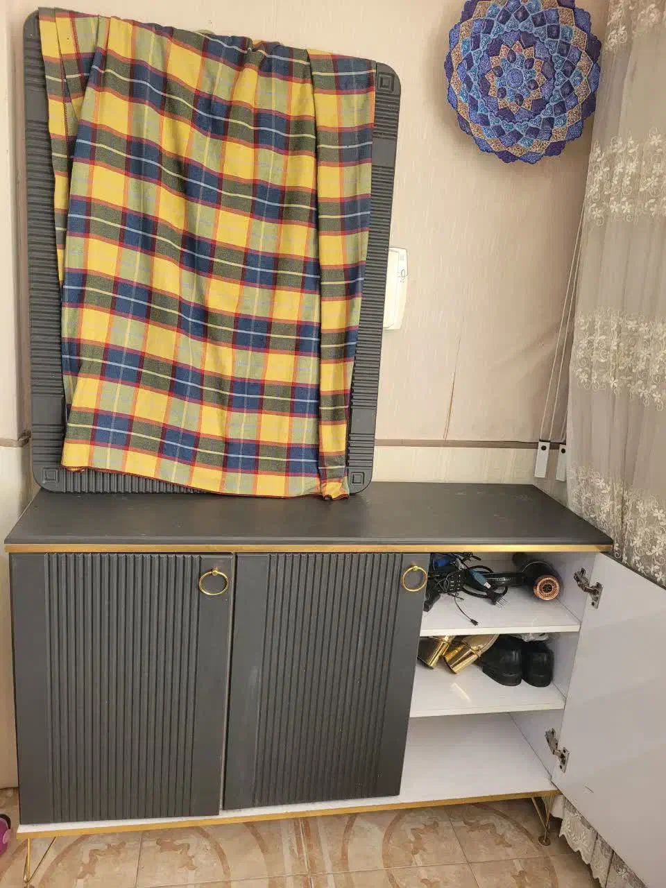 جاکفشی و اینه و میز تلویزیون|جاکفشی، کمد، دراور|مشهد, کلاهدوز|دیوار