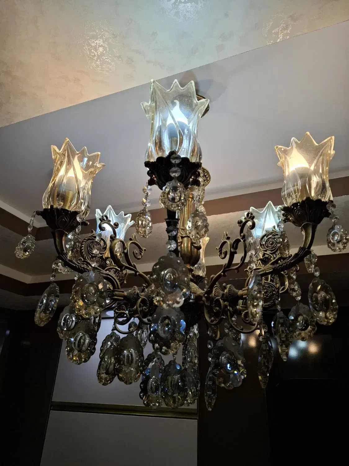 لوستر برنجی|لوستر و چراغ آویز|اصفهان, شهریار|دیوار