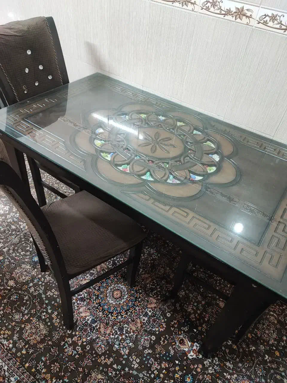 میز ناهار خوری با صندلی|میز و صندلی غذاخوری|قم, زاد|دیوار