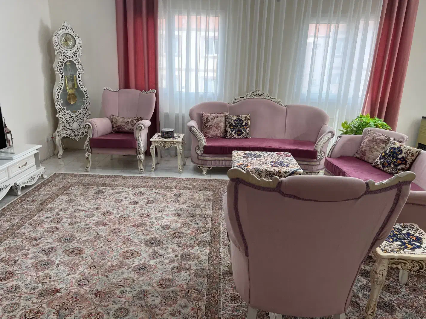 فروش ست کامل سرویس چوب|مبلمان خانگی و میز عسلی|هشتگرد, شهرک ریحانه|دیوار