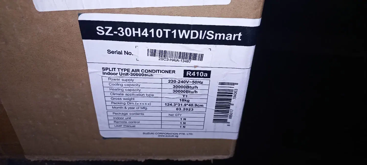 کولر گازی سوزوکی ۳۰۰۰۰۰|کولر گازی و فن‌کوئل|زنجان, |دیوار