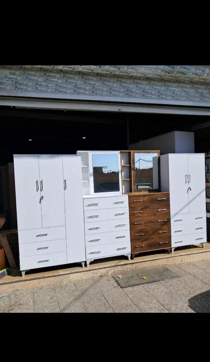 کمد لباس ۲و۳ درب،آینه دراور ۵کشو مبلمان مجید نعمتی|جاکفشی، کمد، دراور|پاکدشت, پاکدشت (مامازند)|دیوار