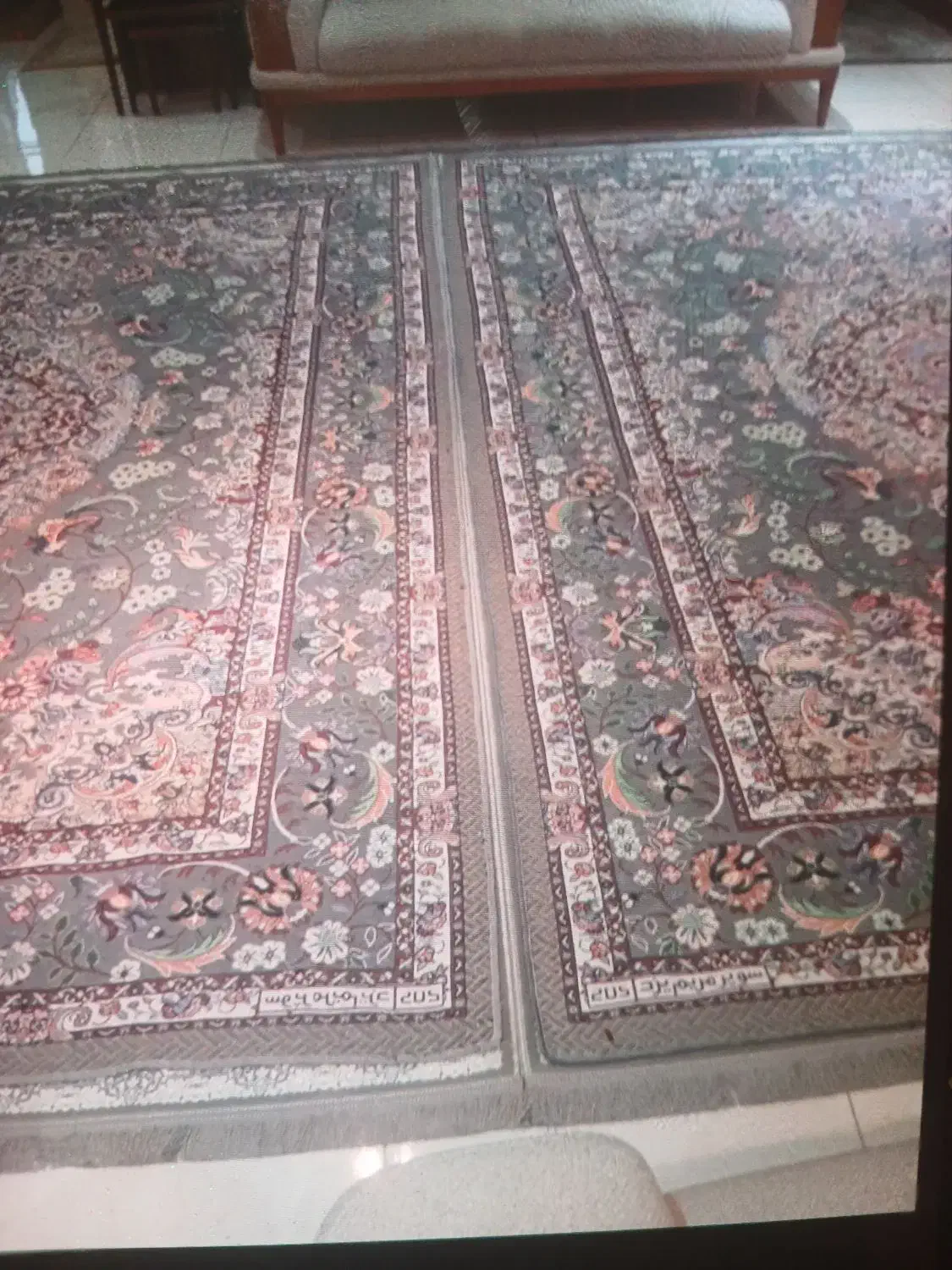 دو عدد رو فرشی ۹ متری|روفرشی|رشت, استقامت ۱|دیوار