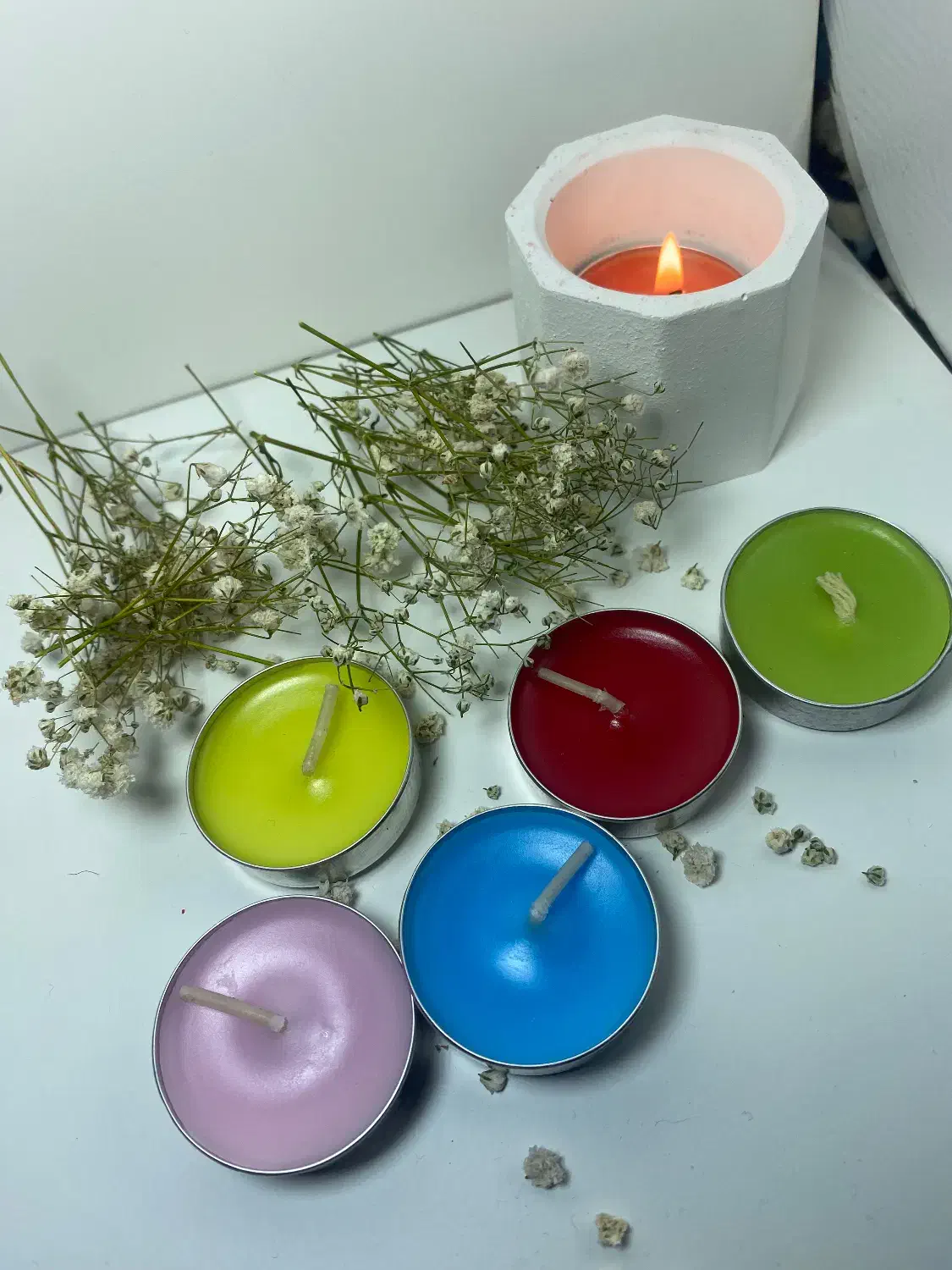 شمع دستساز|صنایع دستی و سایر لوازم تزئینی|رستمآباد, |دیوار