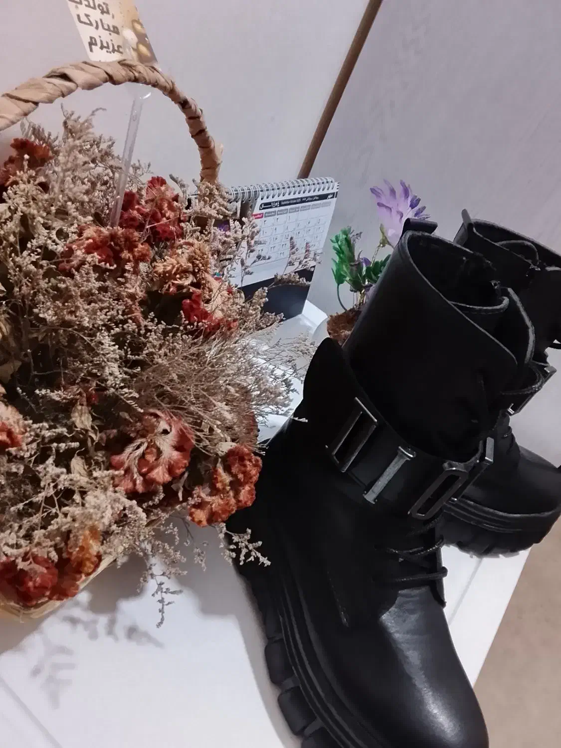 بوت مشکی تمیز وشیک|کیف، کفش، کمربند|بوشهر, |دیوار