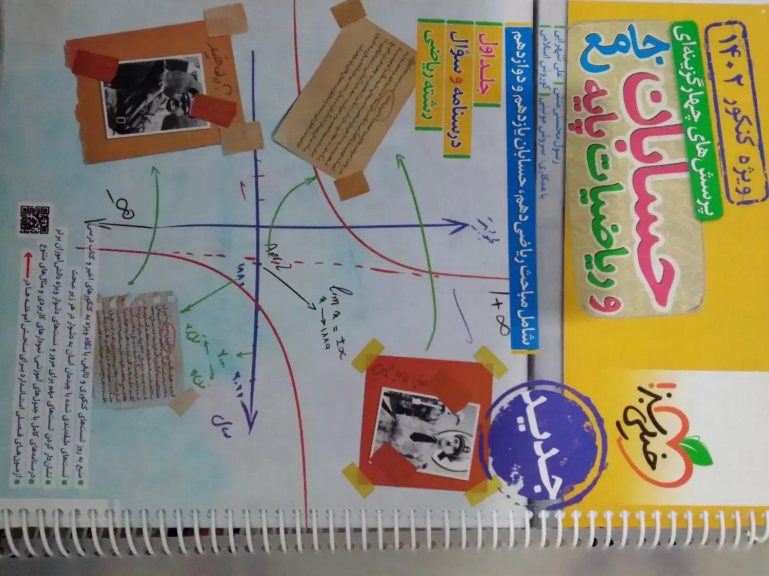 کتابهای کنکوری ( رشته ریاضی)|کتاب و مجله آموزشی|قم, زنبیل آباد|دیوار