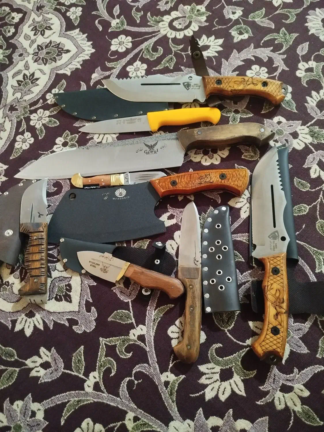 چاقو فولاد استیل زنجان|کوهنوردی و کمپینگ|قم, قلعه کامکار|دیوار