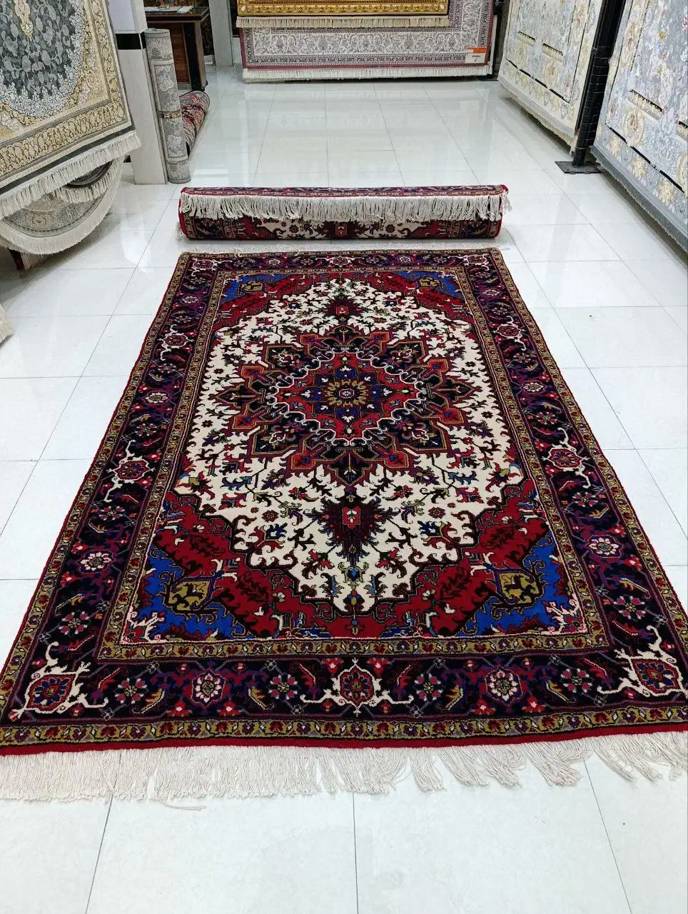 فرش جفت 9 متری تاجری با اقساط یک ساله|فرش|مشگین شهر, |دیوار