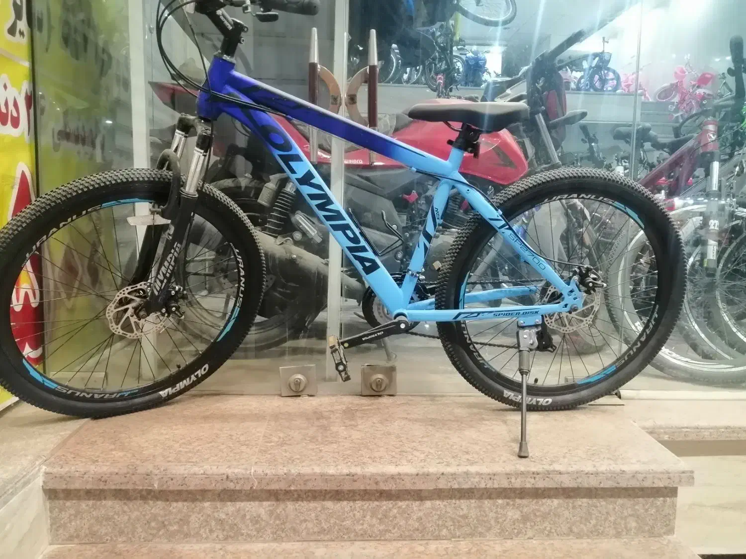 دوچرخه سایز 27.5 المپیا ترمز دیسکی 24 دنده|دوچرخه، اسکیت، اسکوتر|یزد, |دیوار