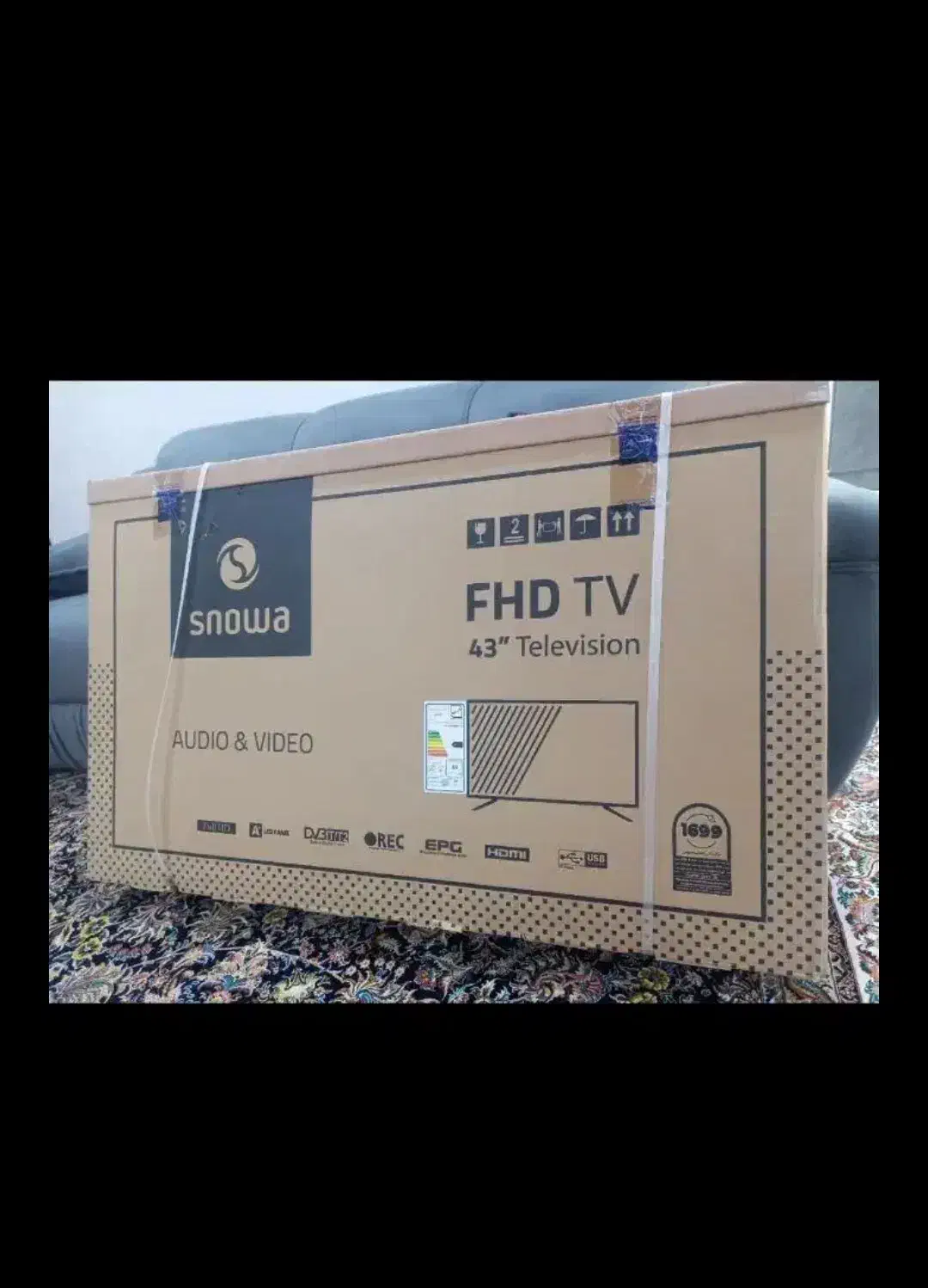 LED اسنوا 43 اک باز نشده..|تلویزیون و پروژکتور|قم, پردیسان|دیوار