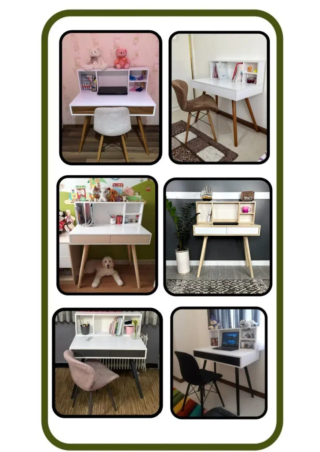 میز تحریر پایه چوب|میز تحریر و کامپیوتر|قرچک, مهدیه|دیوار