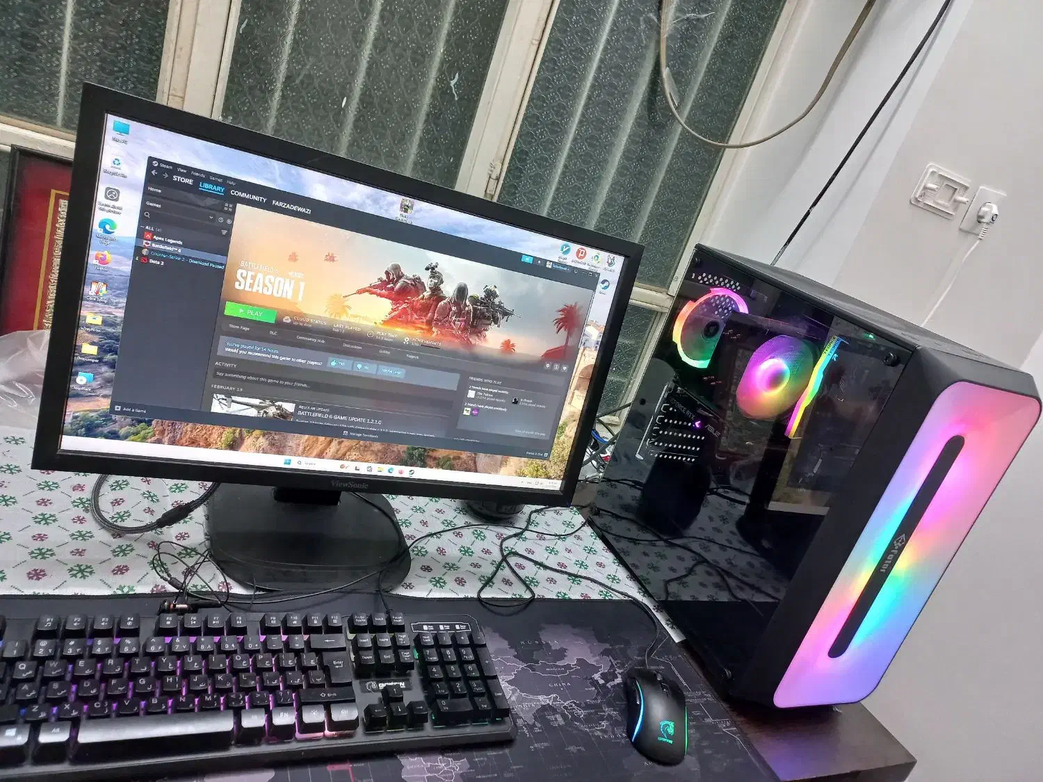 سیستم گیمینگ|رایانه رومیزی|اوز, |دیوار