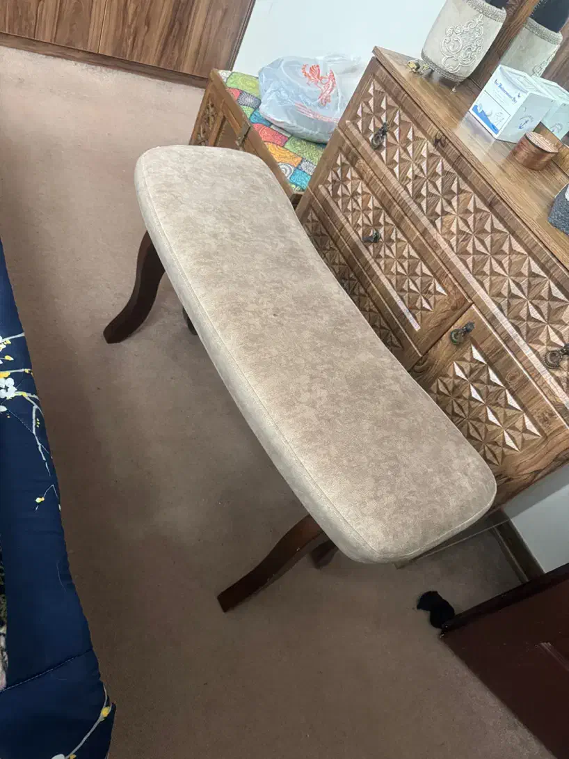 پاف ، نیمکت چوبی|صندلی و نیمکت|قم, باجک دو|دیوار