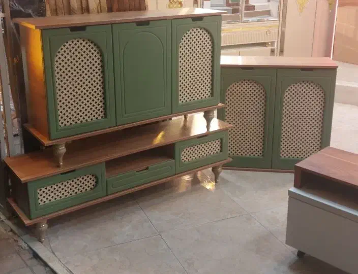 اینه کنسول میز تی وی|مبلمان خانگی و میز عسلی|ساوه, |دیوار