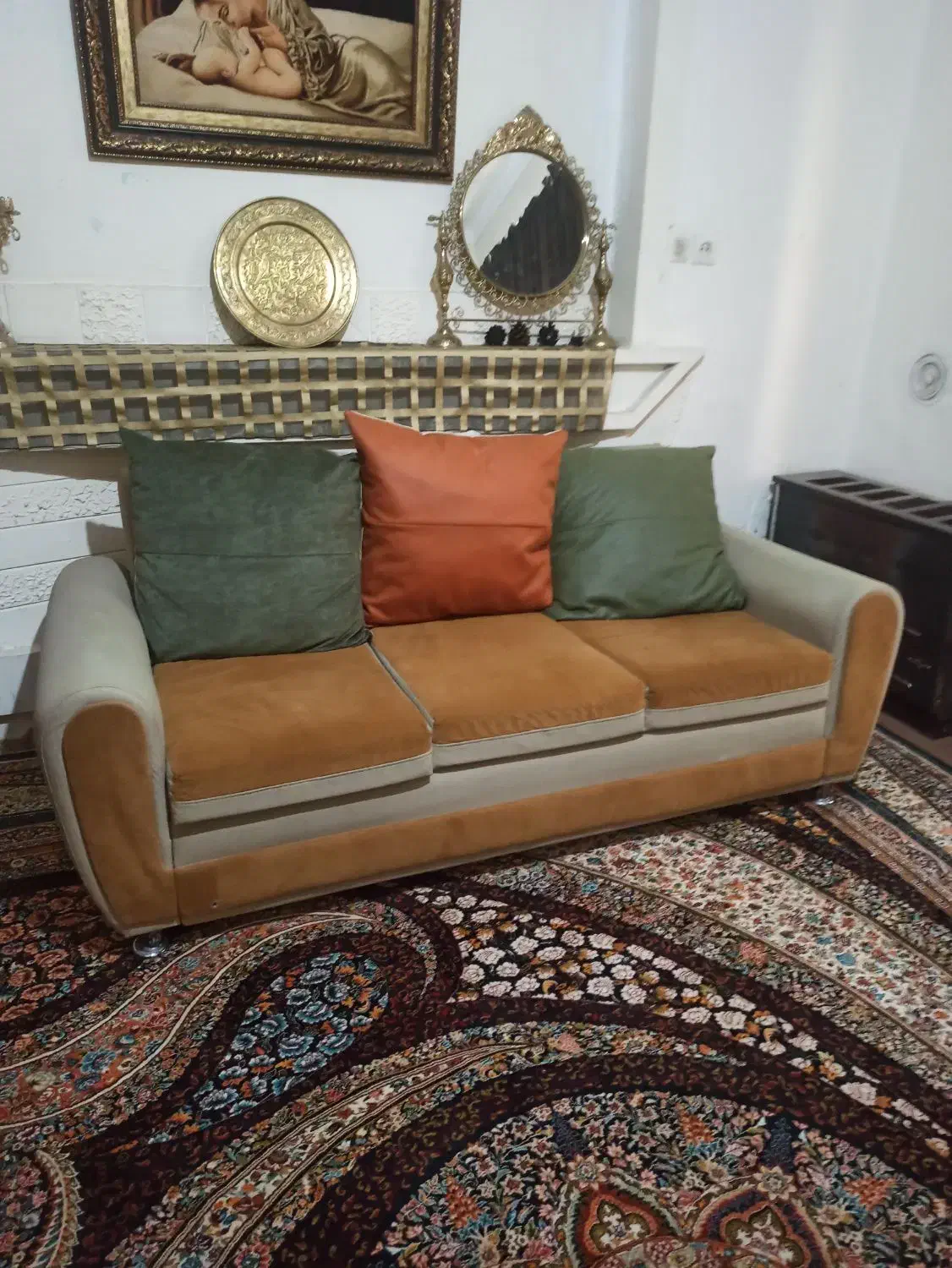 مبلمان 7نفره|مبلمان خانگی و میز عسلی|شیراز, دروازه اصفهان|دیوار