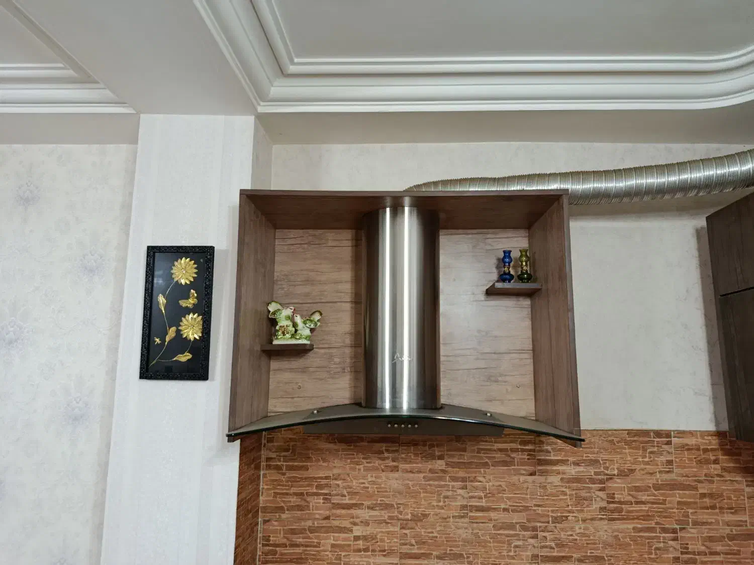 کابینت ام‌دی‌اف قسمت بالا|آب‌چکان و نظم‌دهنده ظروف|رشت, پاستوریزه|دیوار