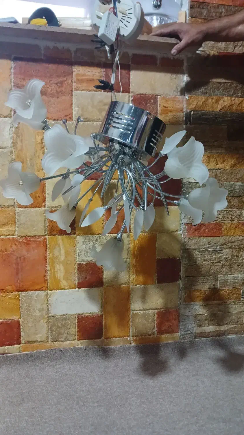 لوستر|لوستر و چراغ آویز|نسیم‌شهر, |دیوار