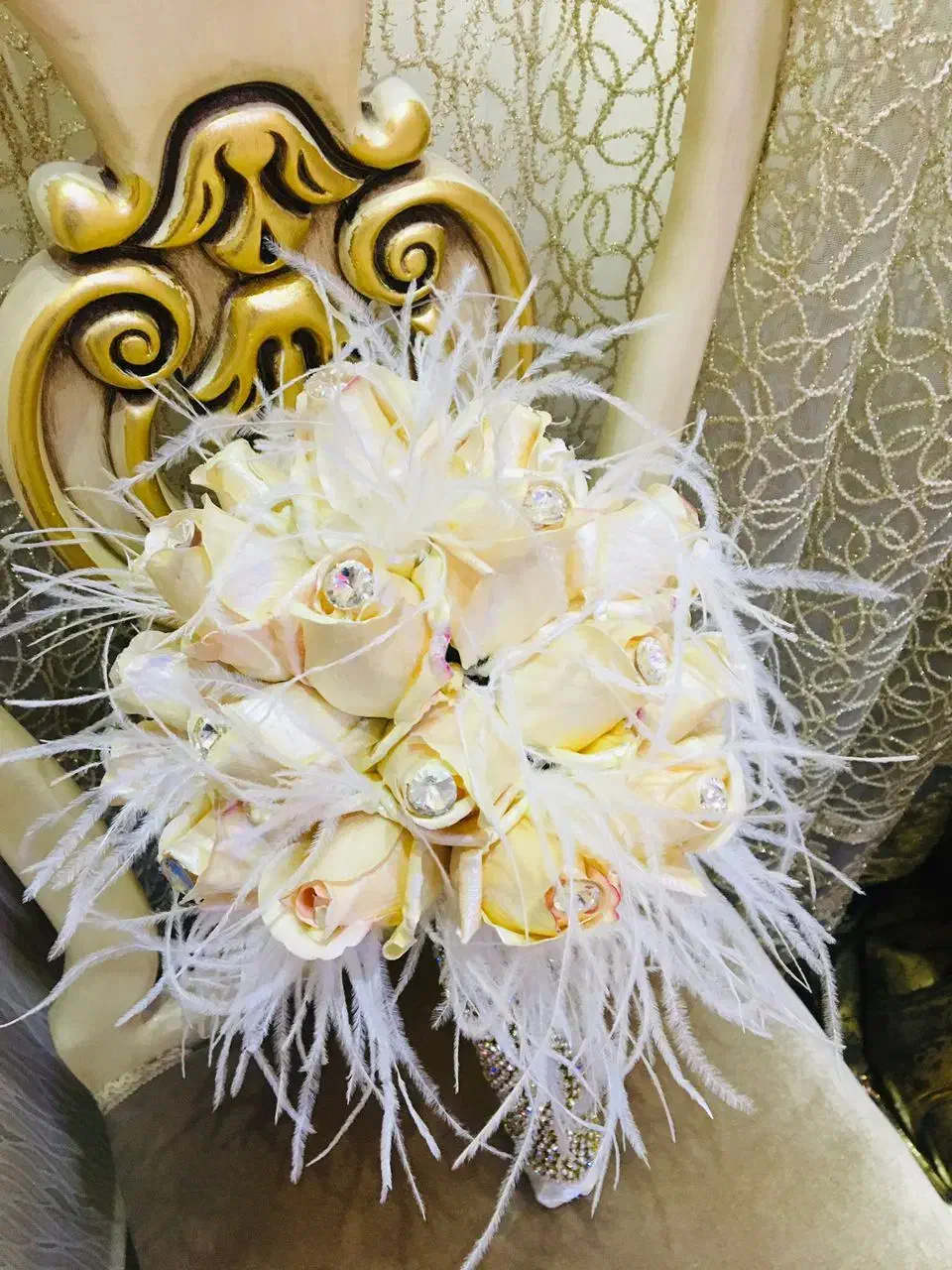 دسته گل رز جاویدان|گل و گیاه طبیعی|ری, فیروزآبادی|دیوار