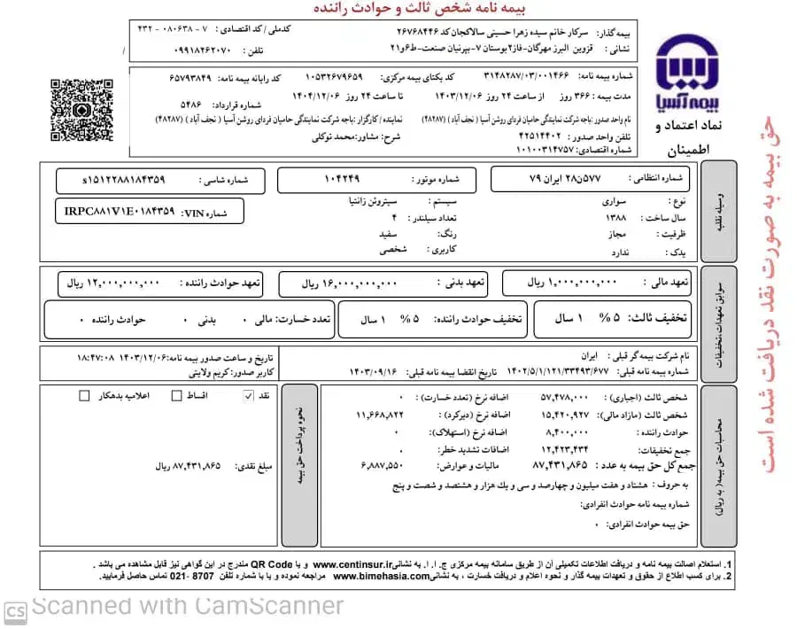 یک دستگاه. ماشین زانتیا 200هزار.مدل 87|خودرو سواری و وانت|محمدیه-قزوین, |دیوار