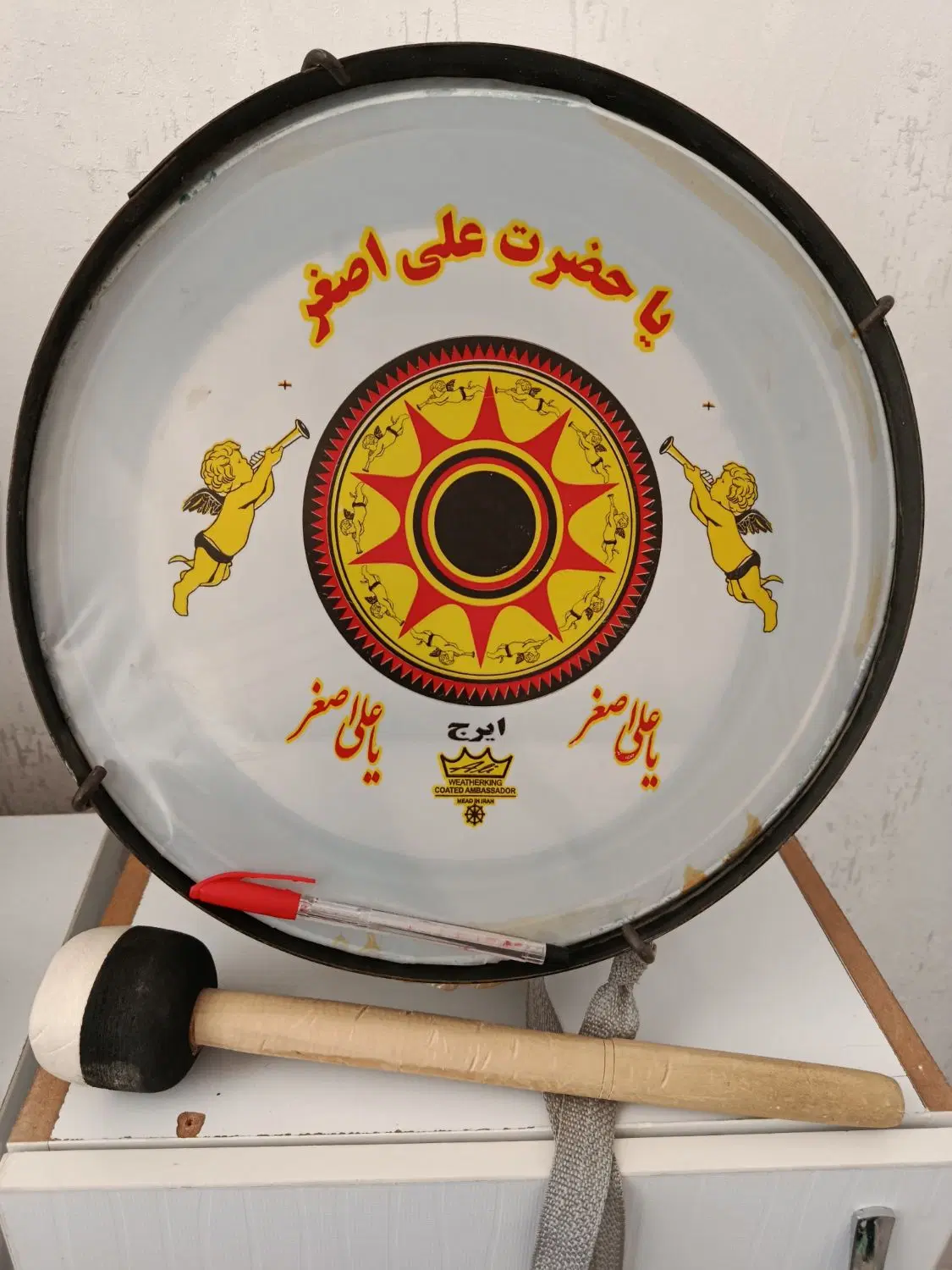 طبل|درام و پرکاشن|کنگاور, |دیوار