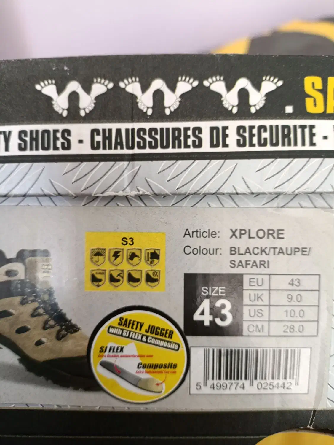 کفش ایمنی شماره43|کیف، کفش، کمربند|سبزوار, قصبه شرقی|دیوار