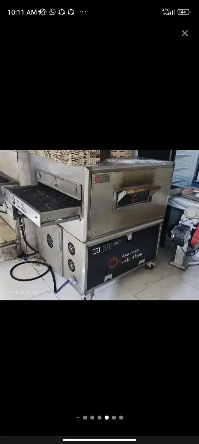 فروش فر پیتزا،ریلی دهنه ۷۰ برند آذر پخت|کافی‌شاپ و رستوران|بندرعباس, |دیوار