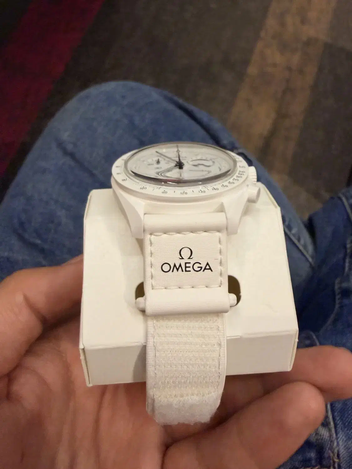 ساعت امگا سواچ سفید اسنوپی فاز ماه|ساعت|تهران, زعفرانیه|دیوار