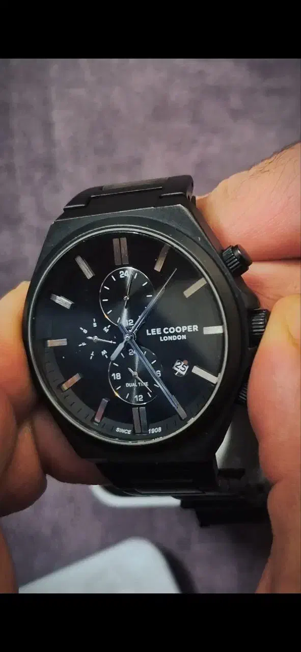 Lee Cooper اوریجینال مشکی خاص و کم کار|ساعت|شیراز, شیمی گیاه|دیوار