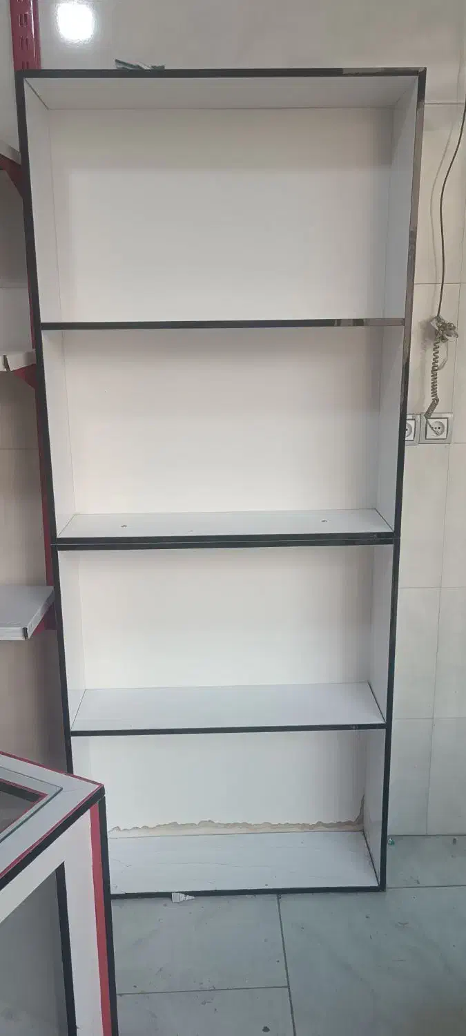 تمامی ویترین و قفسه آهنی و ام ادی اف|بوفه، ویترین، کنسول|نورآباد, |دیوار