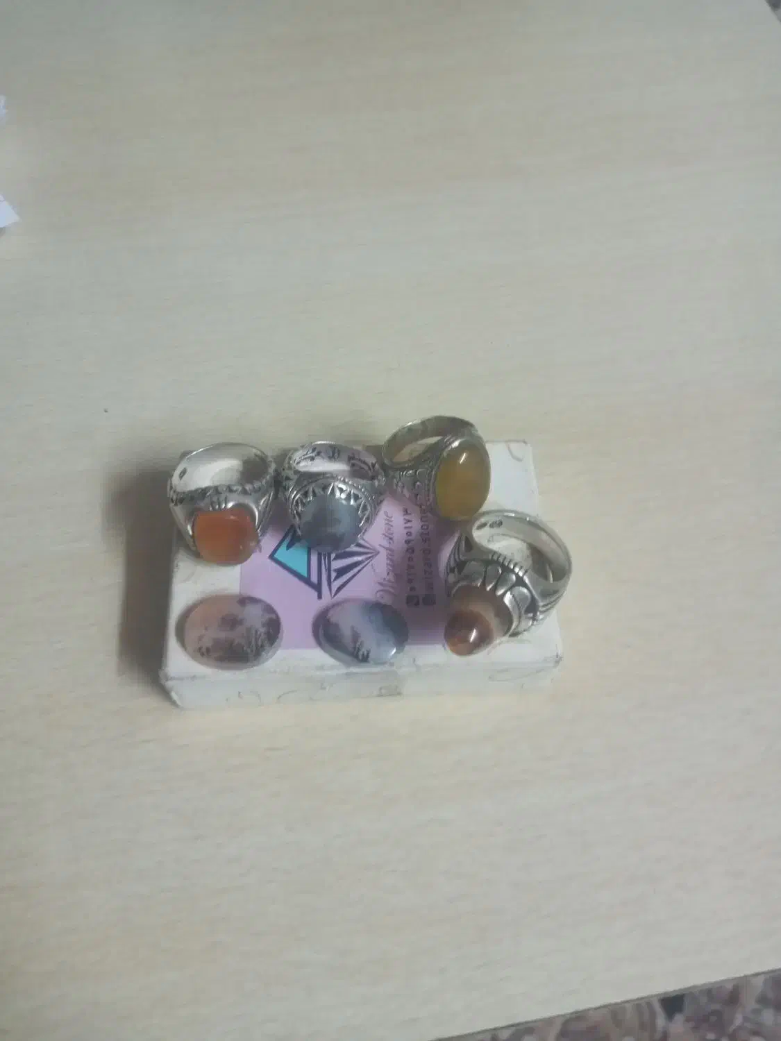 انگشتر وسنگ شجر|جواهرات|رودسر, |دیوار