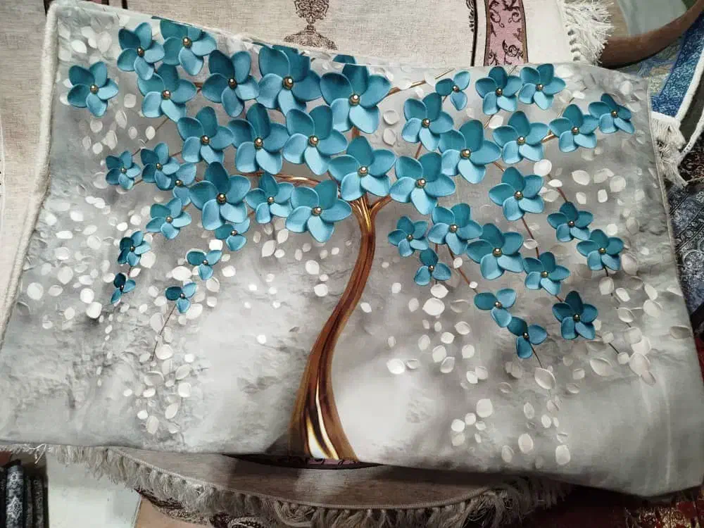 روبالشتی سه بعدی|رختخواب، بالش، پتو|شیراز, وصال|دیوار