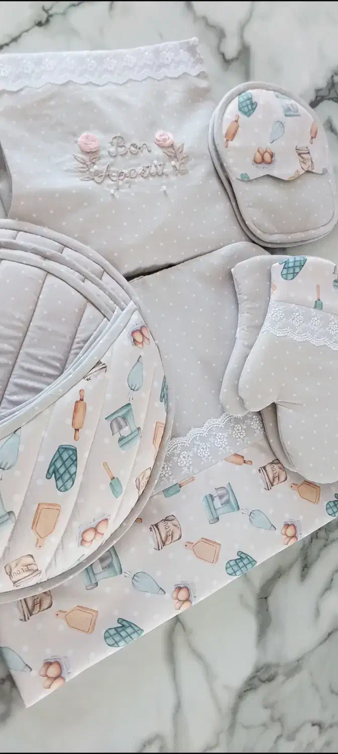 سرویس پارچه ای آشپزخانه|سفره، حوله، دستمال آشپزخانه|همدان, |دیوار