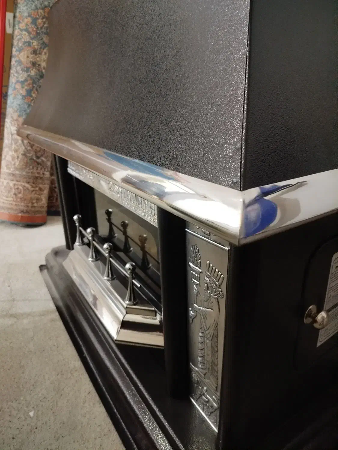 بخاری پارس گوهر درحد خشک کم کارکرد شومینه دار|بخاری، هیتر، شومینه|خلیفان, |دیوار