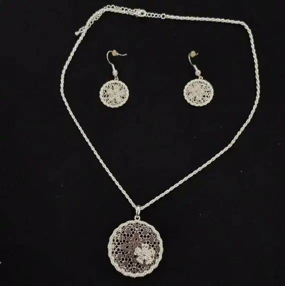 نیم ست استیل آبکاری نقره|بدلیجات|تهران, تهرانپارس شرقی|دیوار